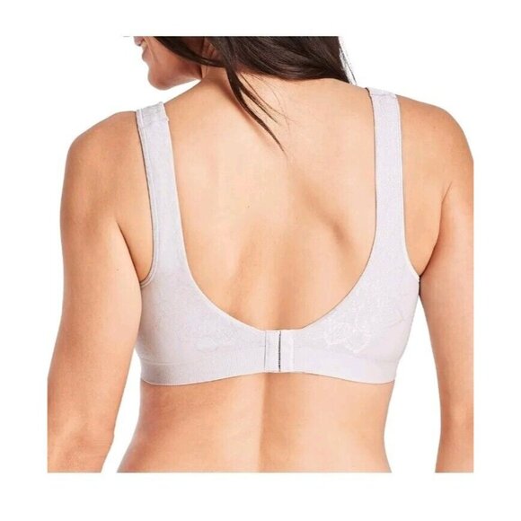 Bali Comfort Revolution ComfortFlex Fit Sz S Gray Shaping Wirefree Bra Foam Cup - Picture 3 of 11